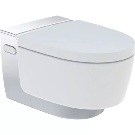 Geberit AquaClean Mera Classic WC-Komplettanlage Wand-WC, mit KeraTect, hochglanz-verchromt