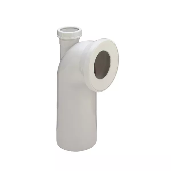 Viega WC Anschlussbogen 90 Grad 3811.1 in 40mm Kunststoff weiß 110291