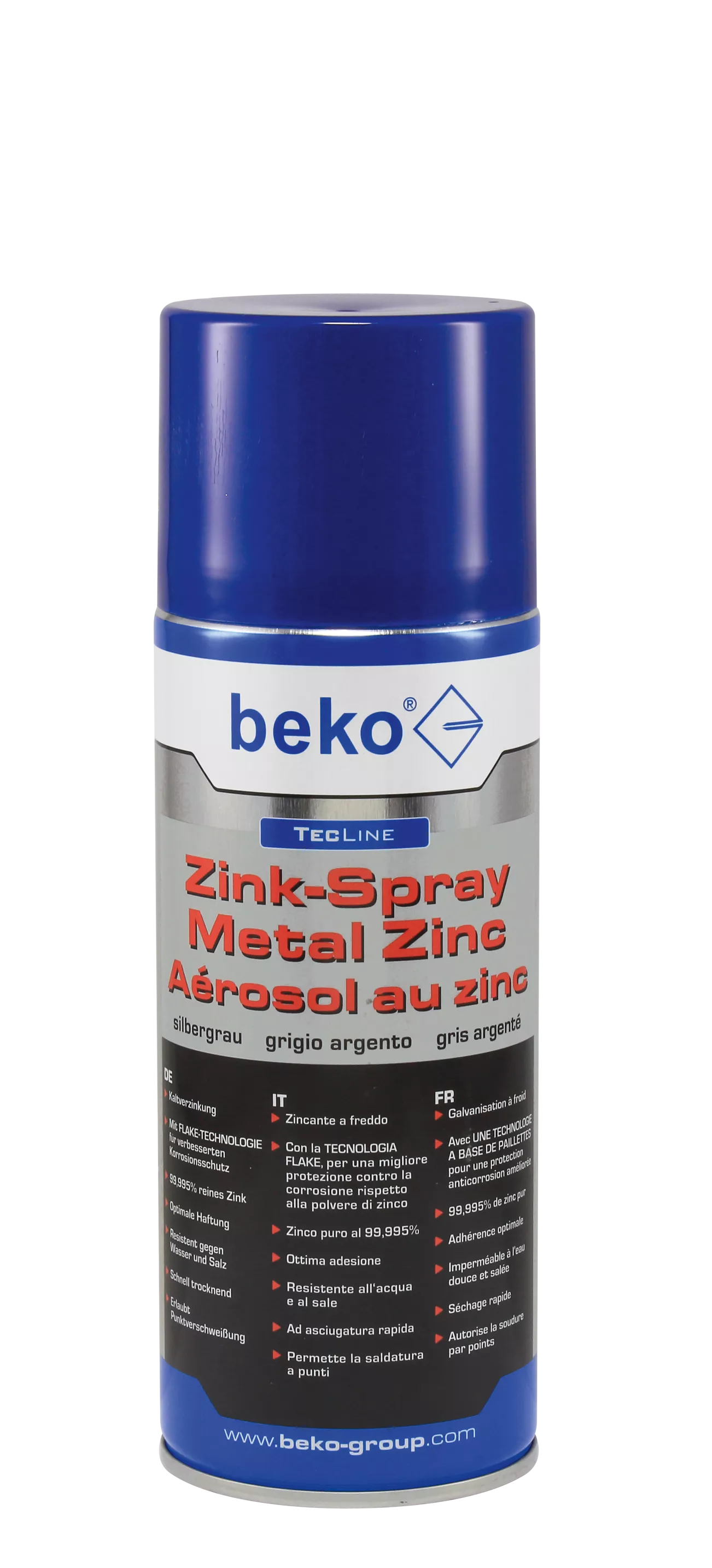 beko TecLine Zink-Spray 400 ml silbergrau
