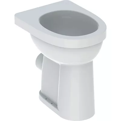 Geberit Renova Comfort Stand-WC Flachspüler, erhöht, Abgang horizontal