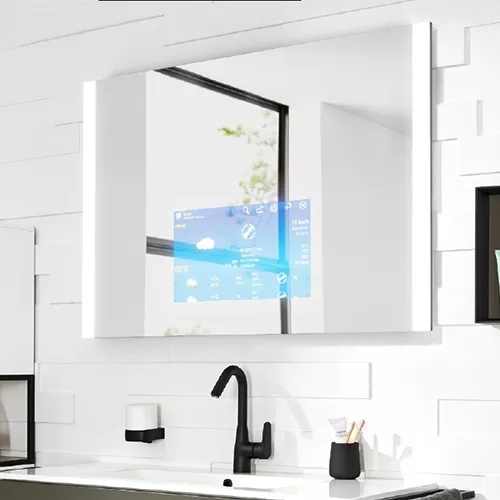 VIEWS Smartspiegel 120 x 80, 21,5 Interaktiver Spiegel mit Touchscreen