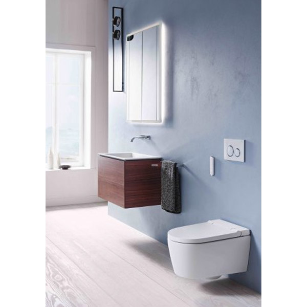 Geberit AquaClean Sela WC-Komplettanlage Wand-WC, mit KeraTect, weiß-alpin 