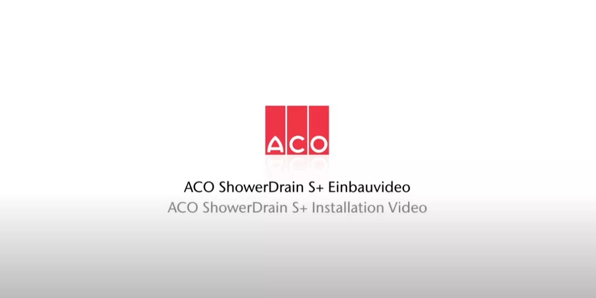 ACO ShowerDrain S+, Duschrinne schwarz