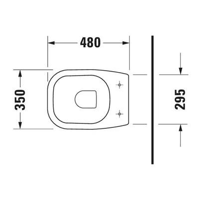Duravit Tiefspül-WC D-Code 48x35.5cm weiß 2108090000