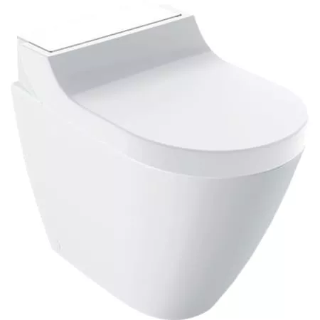 Geberit AquaClean Tuma Classic WC-Komplettanlage Stand-WC, wandbündig, weiß-alpin