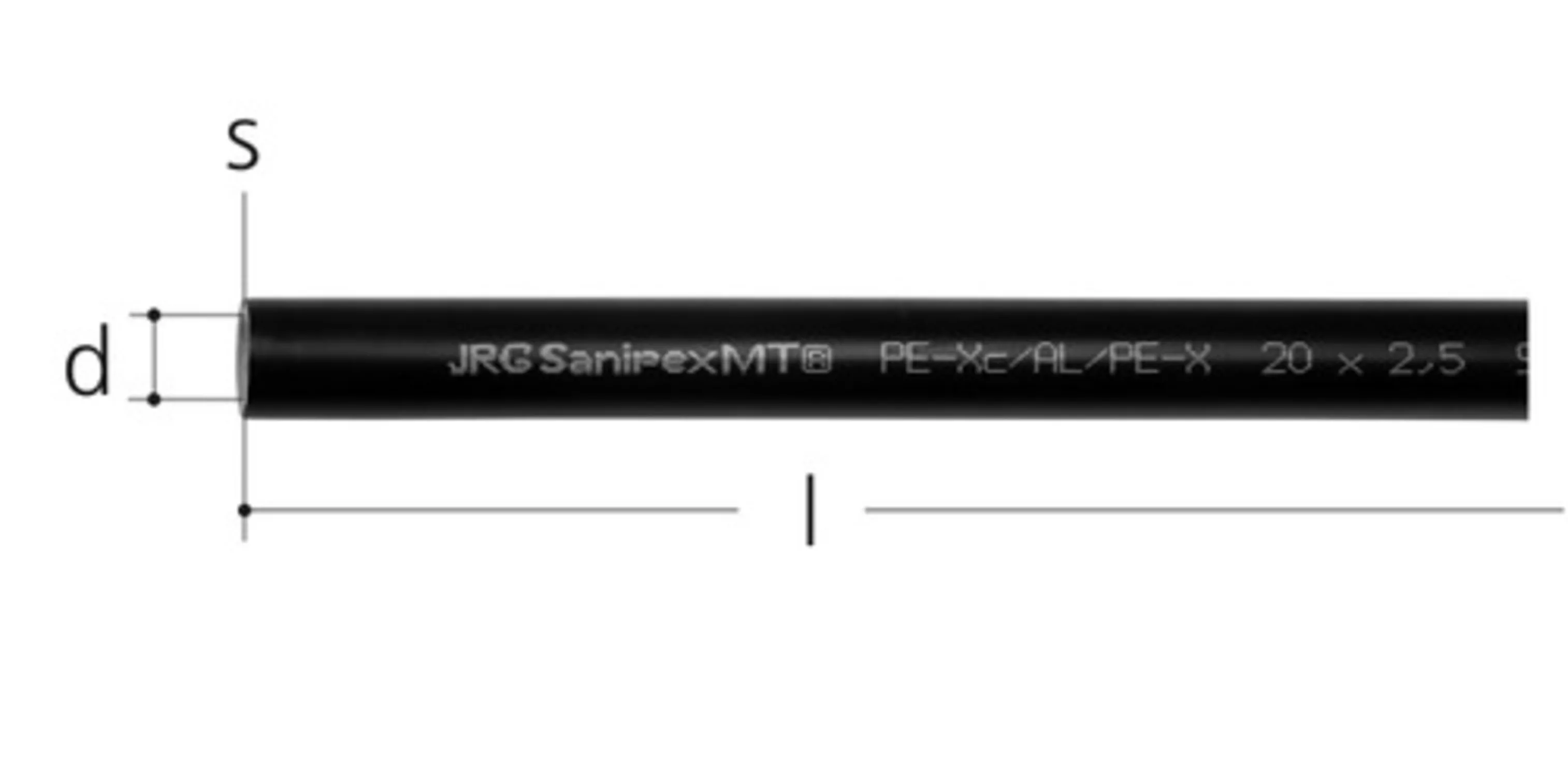 Sanipex MT Rohr 4600 je 5 Meter 16 mm
