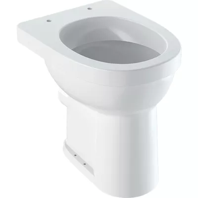 Geberit Renova Comfort Stand-WC Flachspüler, erhöht, Abgang horizontal