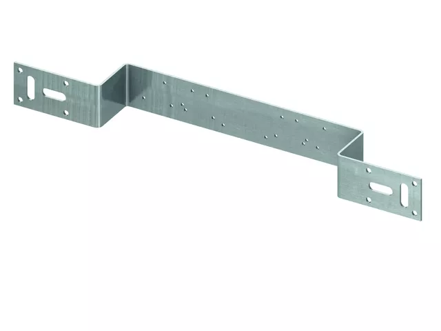 TECE-Halter aus verzinktem Stahl, 2-fach gewinkelt, Stichmaße 150 und 80 mm