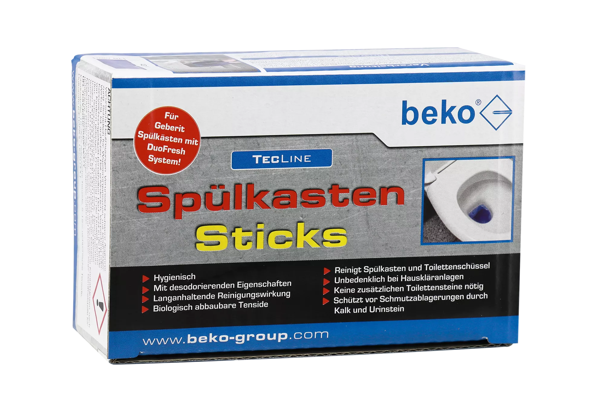 TecLine Spülkasten Sticks, 1 Pack = 20 Sticks