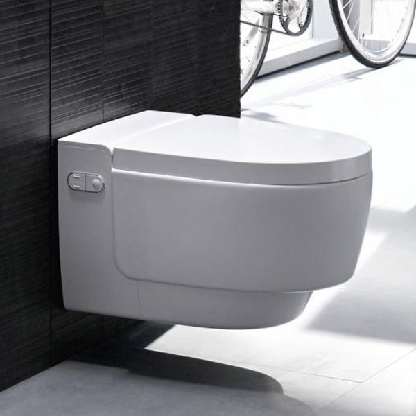Geberit AquaClean Mera Classic WC-Komplettanlage Wand-WC, mit KeraTect, weiß-alpin