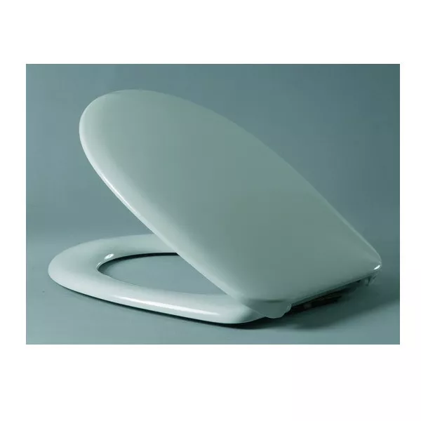 HARO WC-Sitz Deltano mit Deckel weiß ES-Scharnieren mit Steckbefestigung für Renova 518785