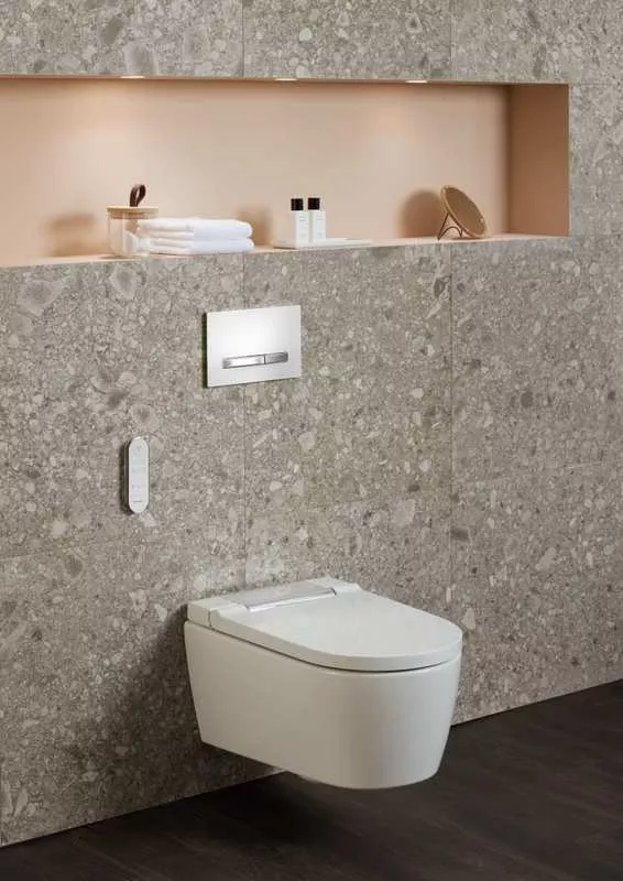 Geberit AquaClean Sela WC-Komplettanlage Wand-WC glanzchrom