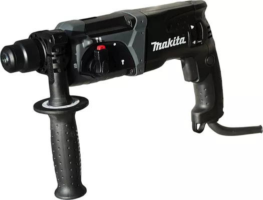 Makita Bohrhammer für SDS-PLUS 24mm schwarz mit SDS-plus Bohrer-Set 5-tlg.
