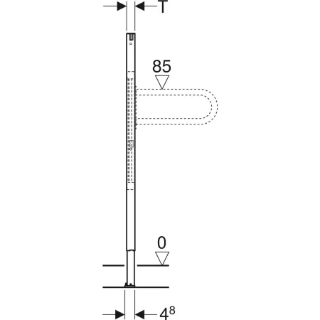 Geberit Duofix Element für Stütz- und Haltegriffe 112 cm barrierefrei4
