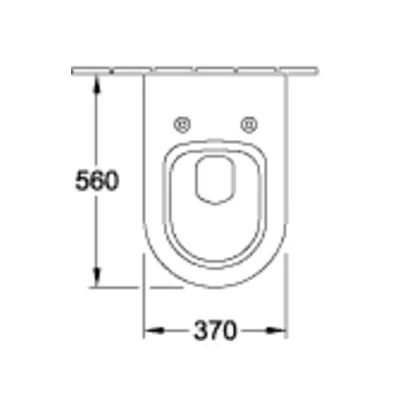 Villeroy & Boch Wand-Tiefspül-WC Subway 2.0 37.5x56.5cm weiß 56001001