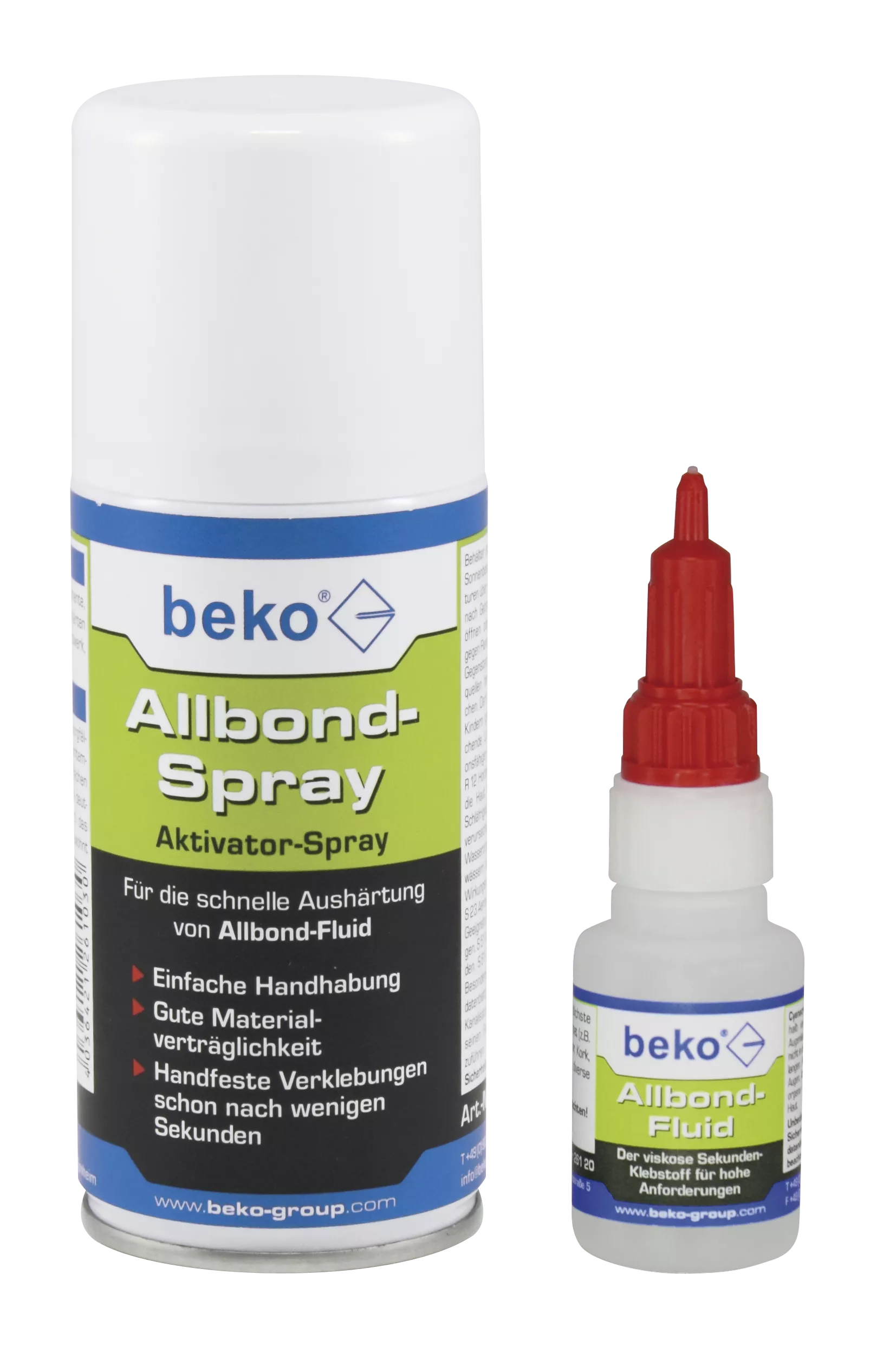 beko Allbond-Set: 20 g Allbond-Fluid + 150 ml Spray, im Blisterkarton