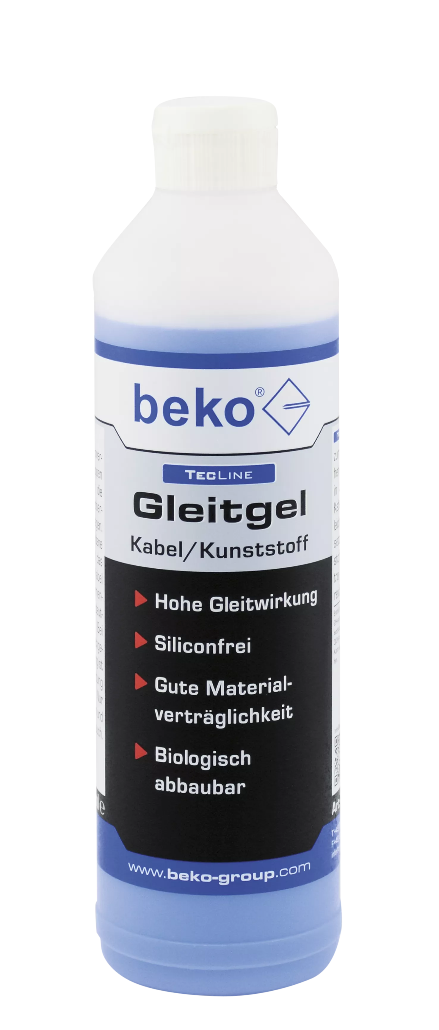 TecLine Gleitgel Kabel/Kunststoff 500 ml