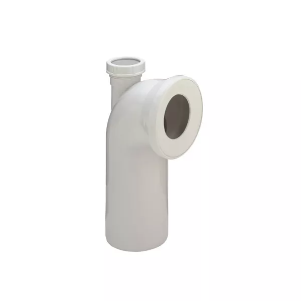 Viega WC Anschlussbogen 90 Grad 3811.1 in 50mm Kunststoff weiß 109462