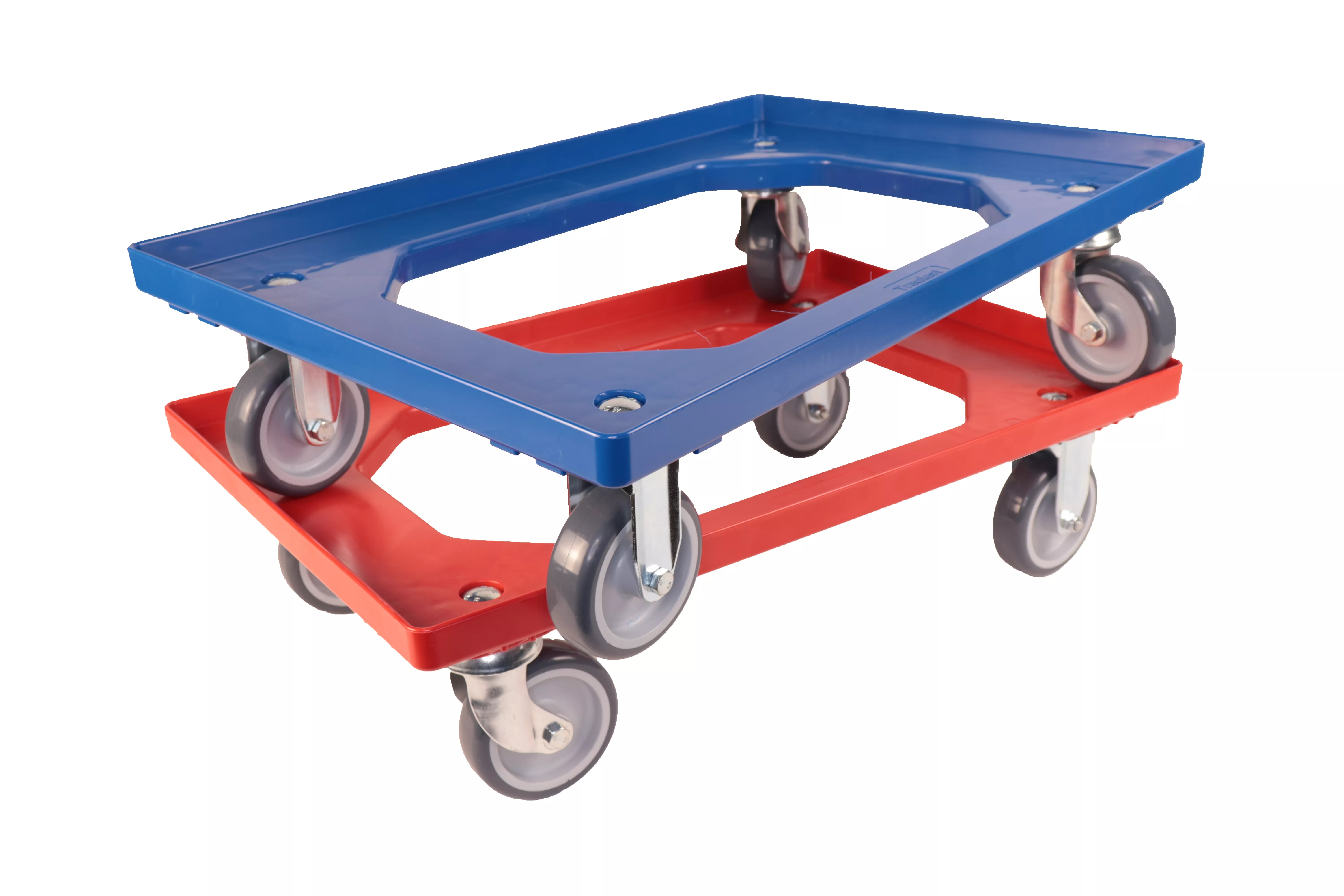 Transportroller Kunststoff mit 4 Leichtlauf-Lenkrollen