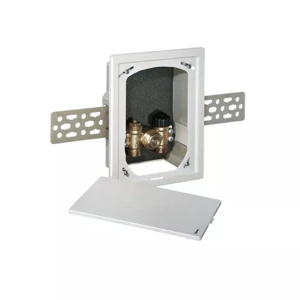HEIMEIER 9308-00.800 UP-Kasten Multibox C/E mit Thermostat-Oberteil, weiß RAL 9016