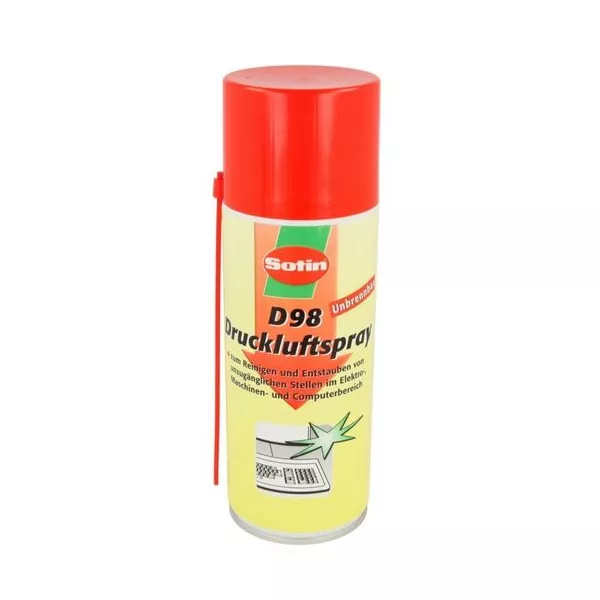Sotin D980 Druckluft-Spray 400ml Druckluftdose unbrennbar SODLD04