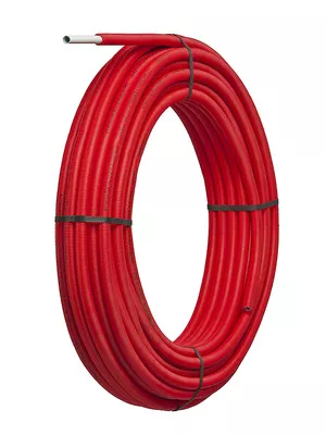 Alpex Rohr F50 Profi 20 x 2.0mm weiß mit Schutzrohr rot im Ring je 50m