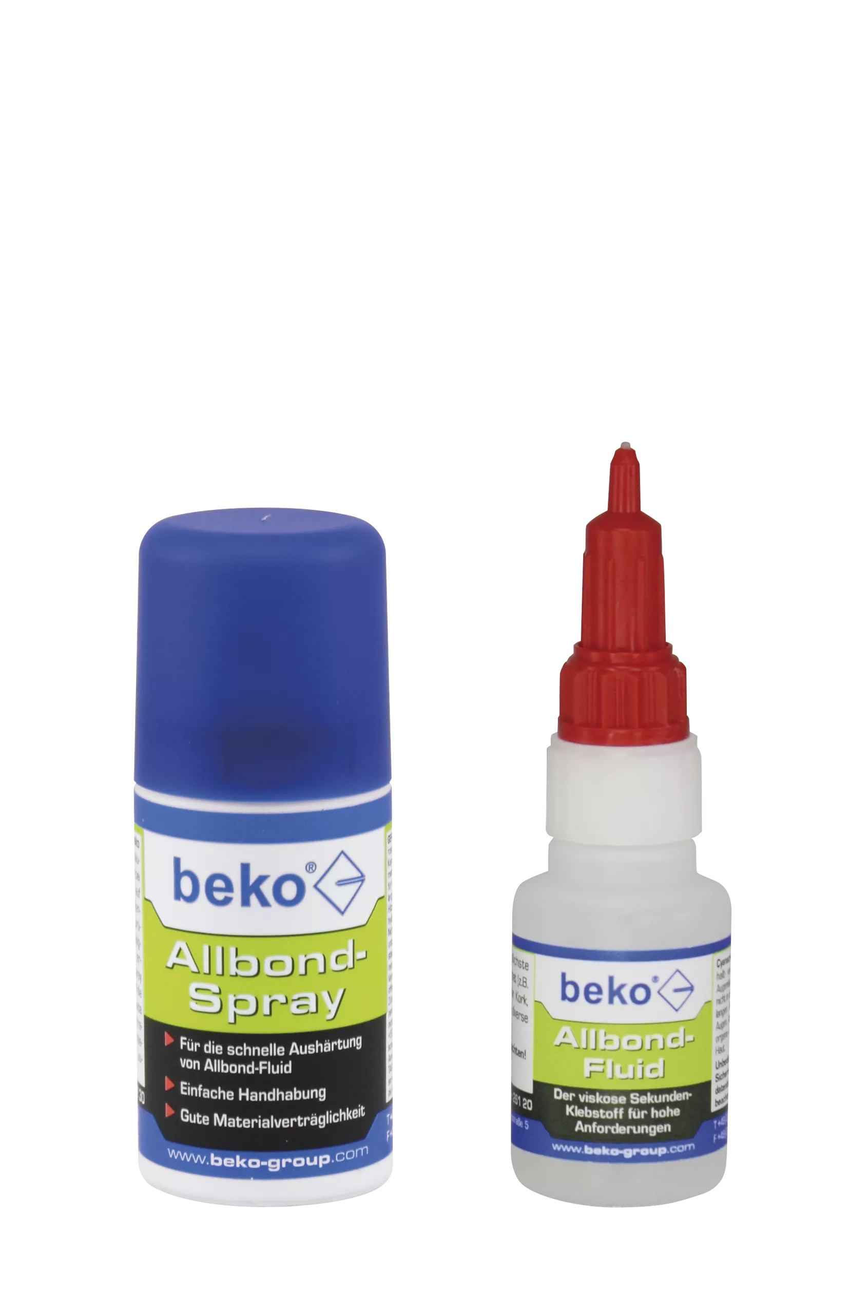 beko Allbond-Set: 20 g Allbond-Fluid + 30 ml Spray, im Blisterkarton DE/IT/FR/PL/EN
