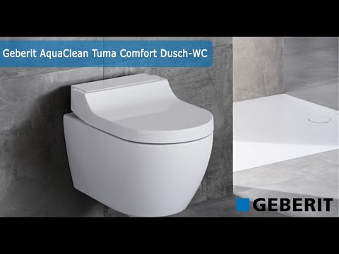 Geberit AquaClean Tuma Comfort WC-Komplettanlage Wand-WC, mit KeraTect